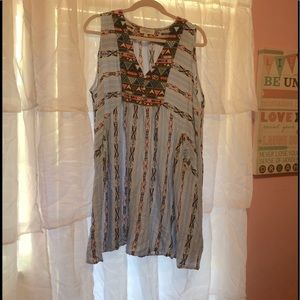 Umgee 1Xl Ladies Aztec Top